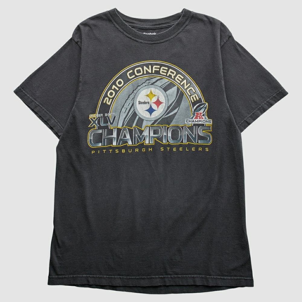 Pittsburgh Steelers Reebok 2010 T-Shirt Black Vintage | Fanatics