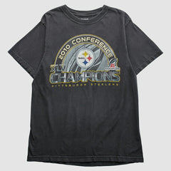 Pittsburgh Steelers Reebok 2010 T-Shirt Black Vintage | Fanatics
