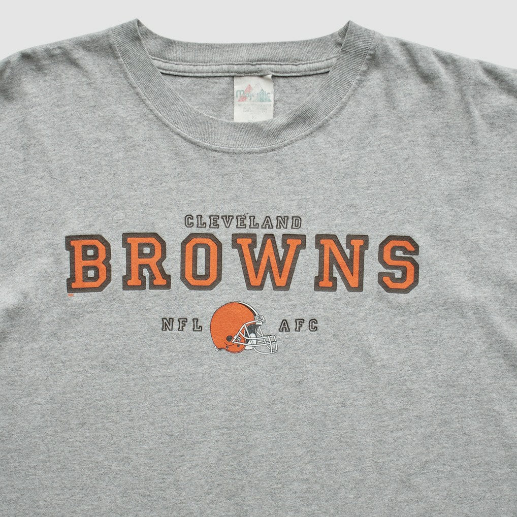 Cleveland Browns Majestic 2000s T-Shirt Gray Vintage | Fanatics