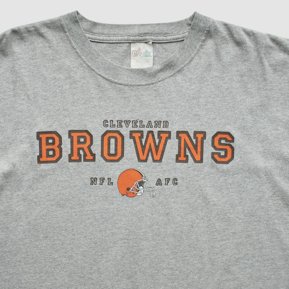 Cleveland Browns Majestic 2000s T-Shirt Gray Vintage | Fanatics