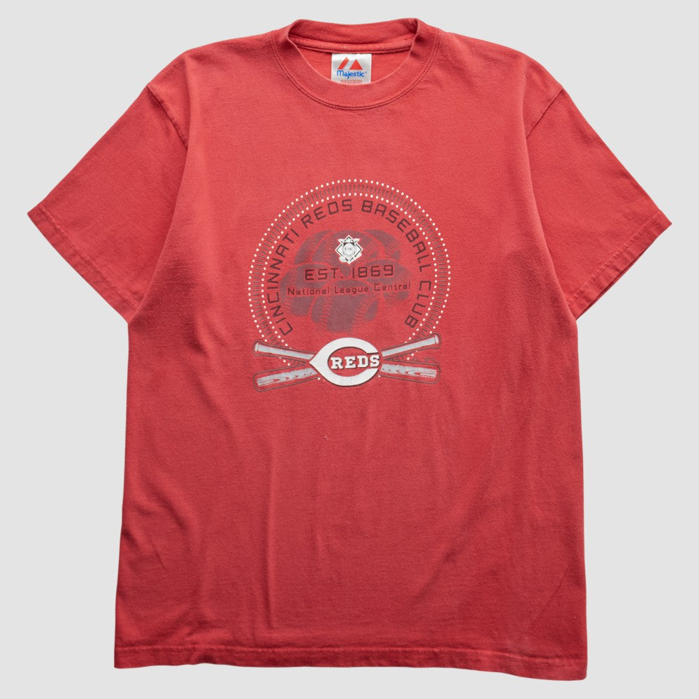 Cincinnati Reds Majestic 2000s T-Shirt - MLB