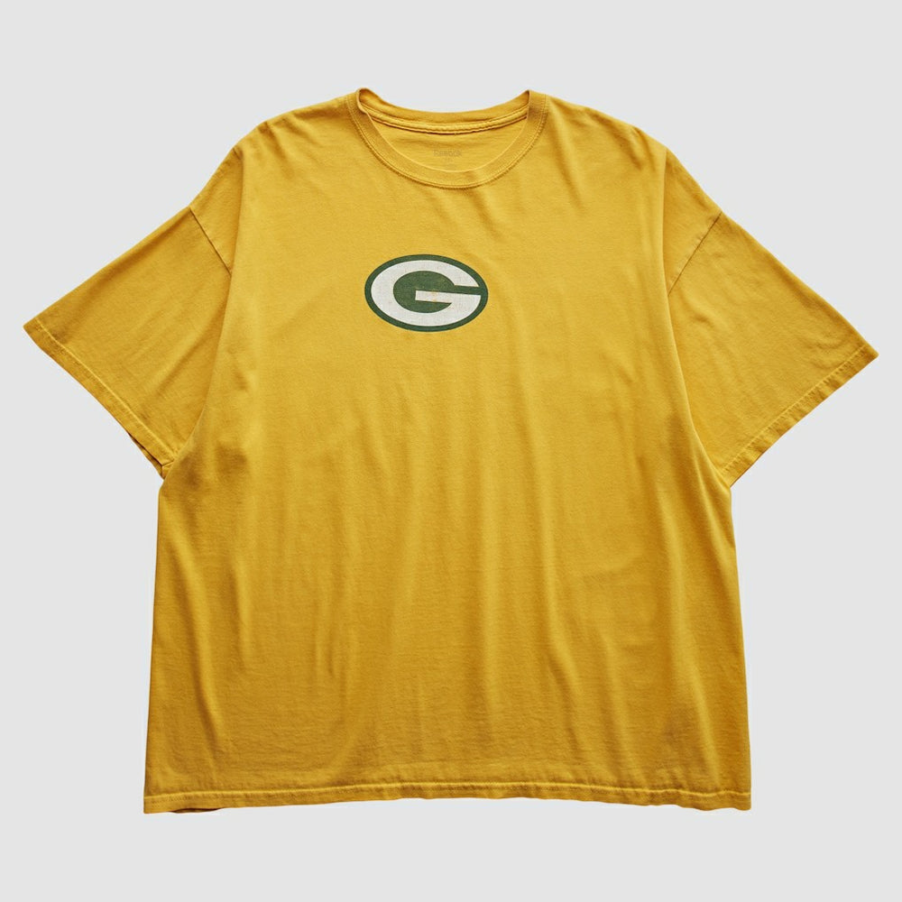 Green Bay Packers Reebok 2000s T-Shirt Yellow Vintage | Fanatics