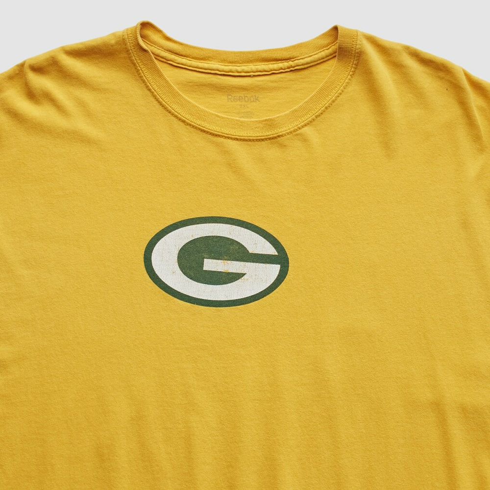 Green Bay Packers Reebok 2000s T-Shirt Yellow Vintage | Fanatics
