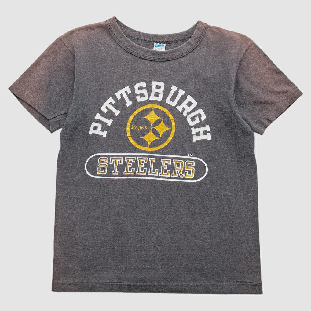 Pittsburgh Steelers Champion 70s T-Shirt Gray Vintage | Fanatics
