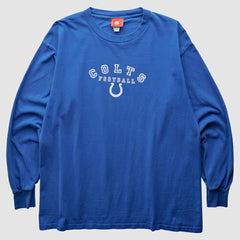 Indianapolis Colts NFL 2000s Long Sleeve T-Shirt Blue Vintage | Fanatics