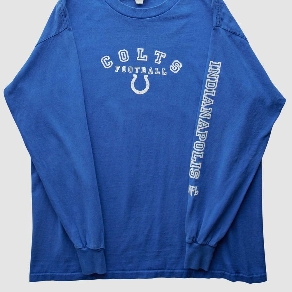 Indianapolis Colts NFL 2000s Long Sleeve T-Shirt Blue Vintage | Fanatics