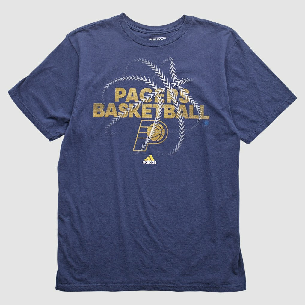 Indiana Pacers 2010s T-Shirt Navy Vintage - NBA