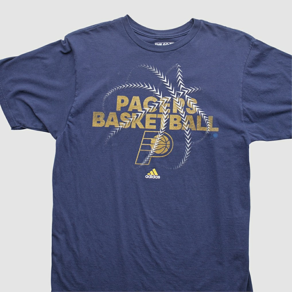 Indiana Pacers 2010s T-Shirt Navy Vintage - NBA