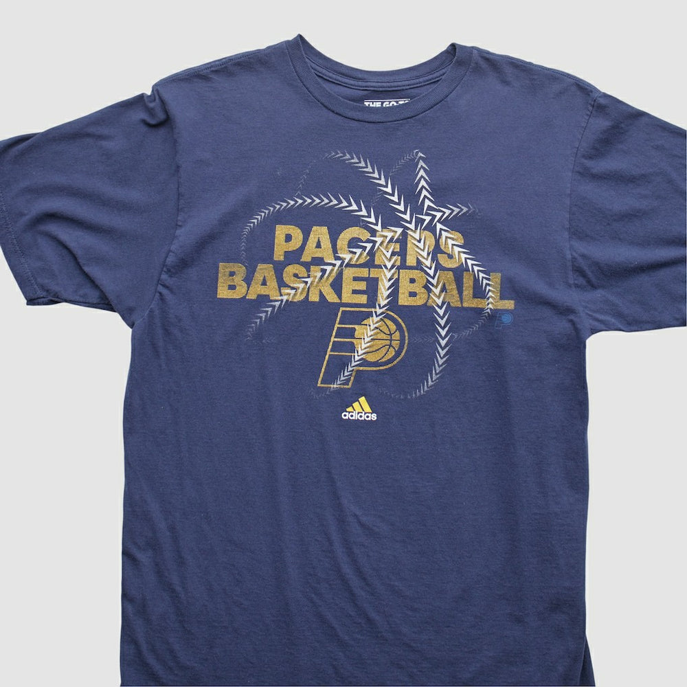 Indiana Pacers 2010s T-Shirt Navy Vintage - NBA