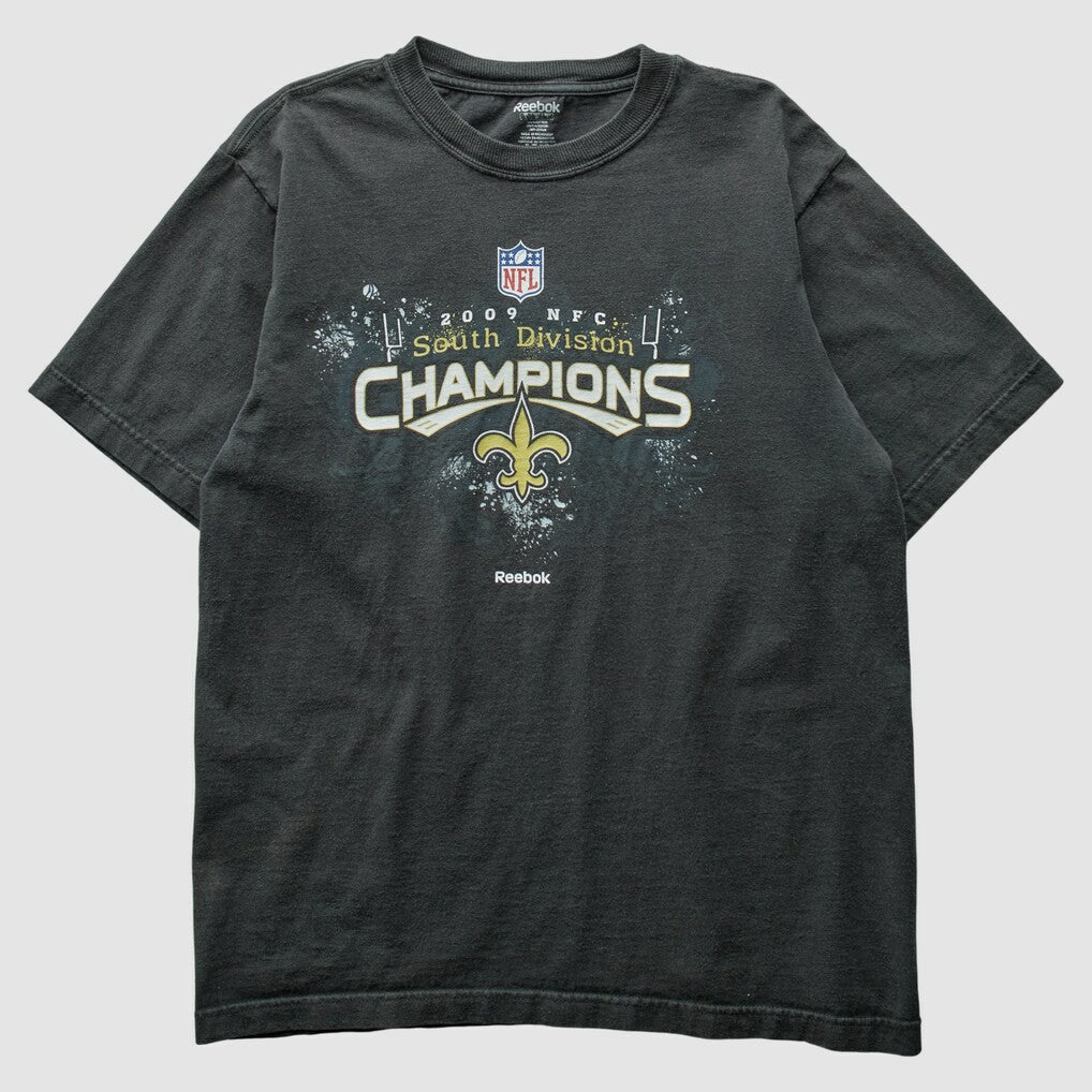 New Orleans Saints Reebok 2009 T-Shirt Black Vintage | Fanatics