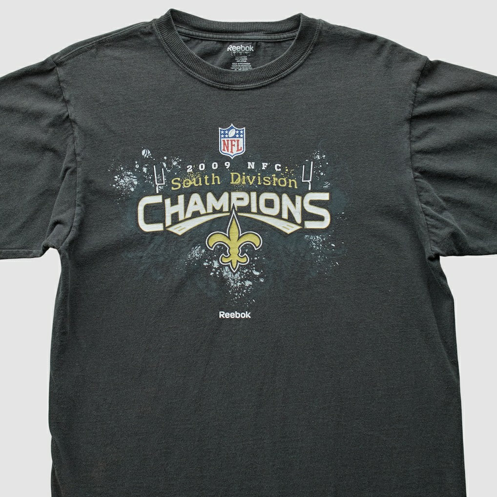 New Orleans Saints Reebok 2009 T-Shirt Black Vintage | Fanatics