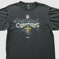 New Orleans Saints Reebok 2009 T-Shirt Black Vintage | Fanatics