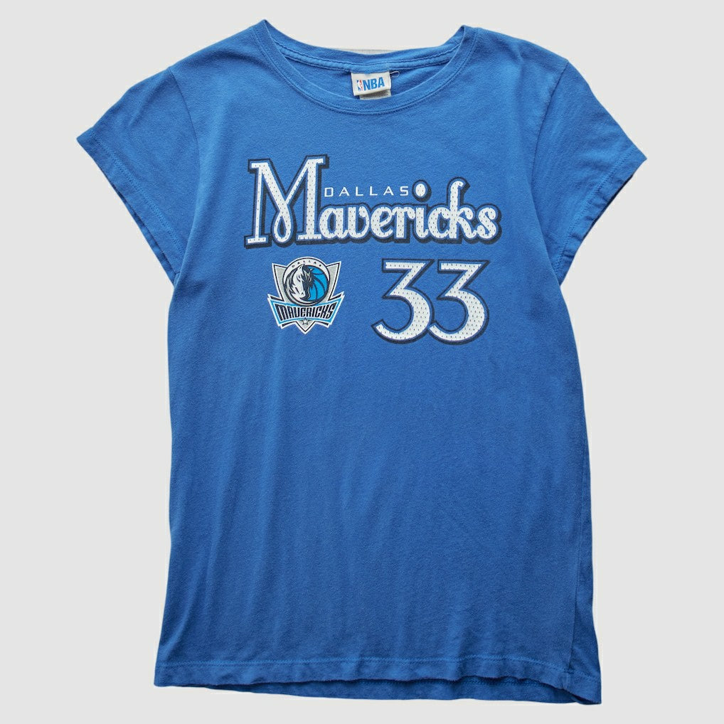 Dallas Mavericks 2003 T-Shirt Blue Vintage - NBA