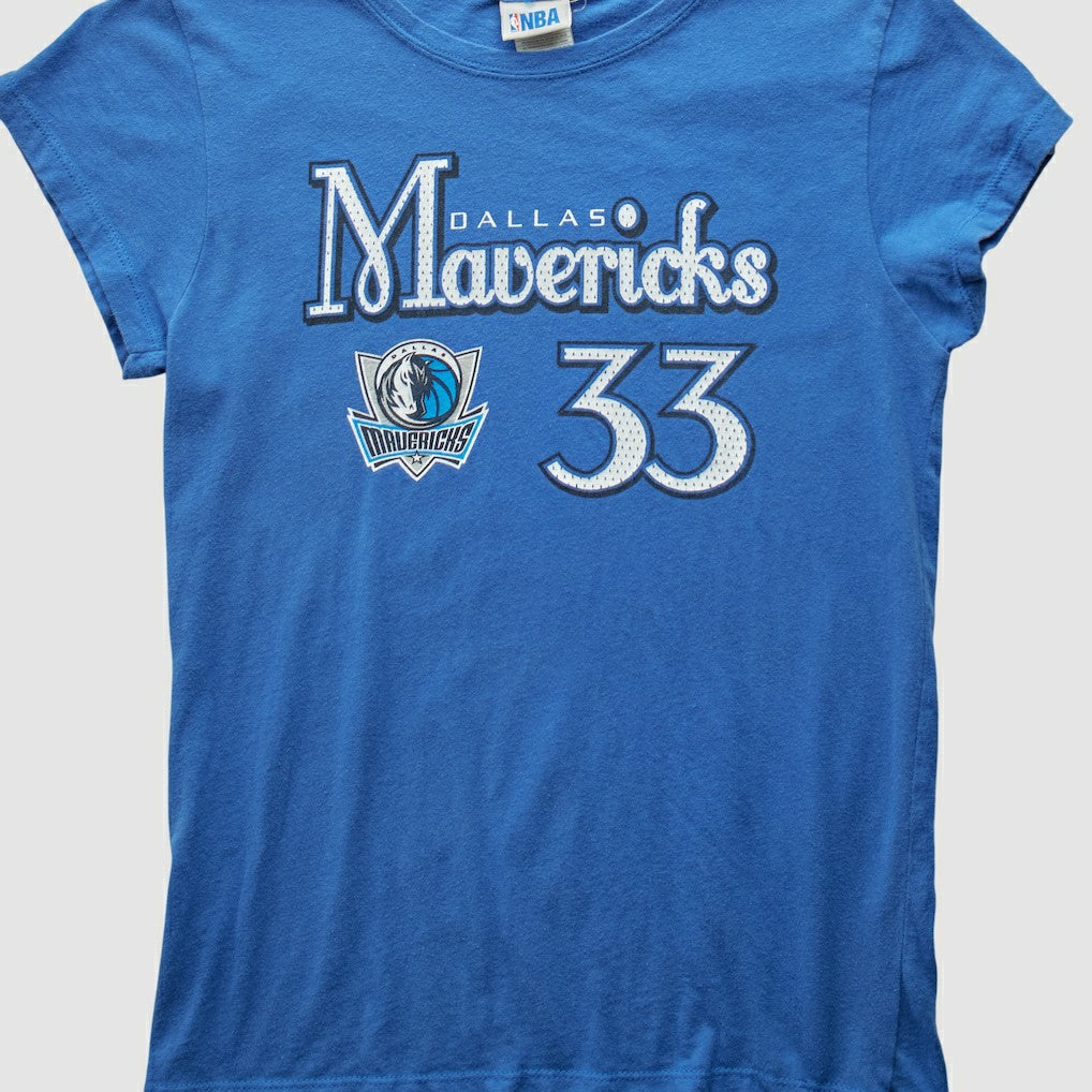 Dallas Mavericks 2003 T-Shirt Blue Vintage - NBA
