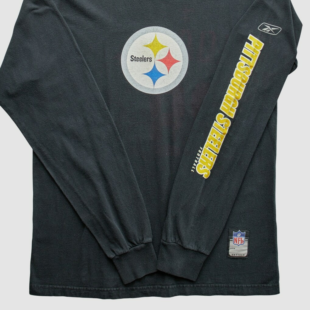 Pittsburgh Steelers Reebok 2000s T-Shirt Black Vintage | Fanatics