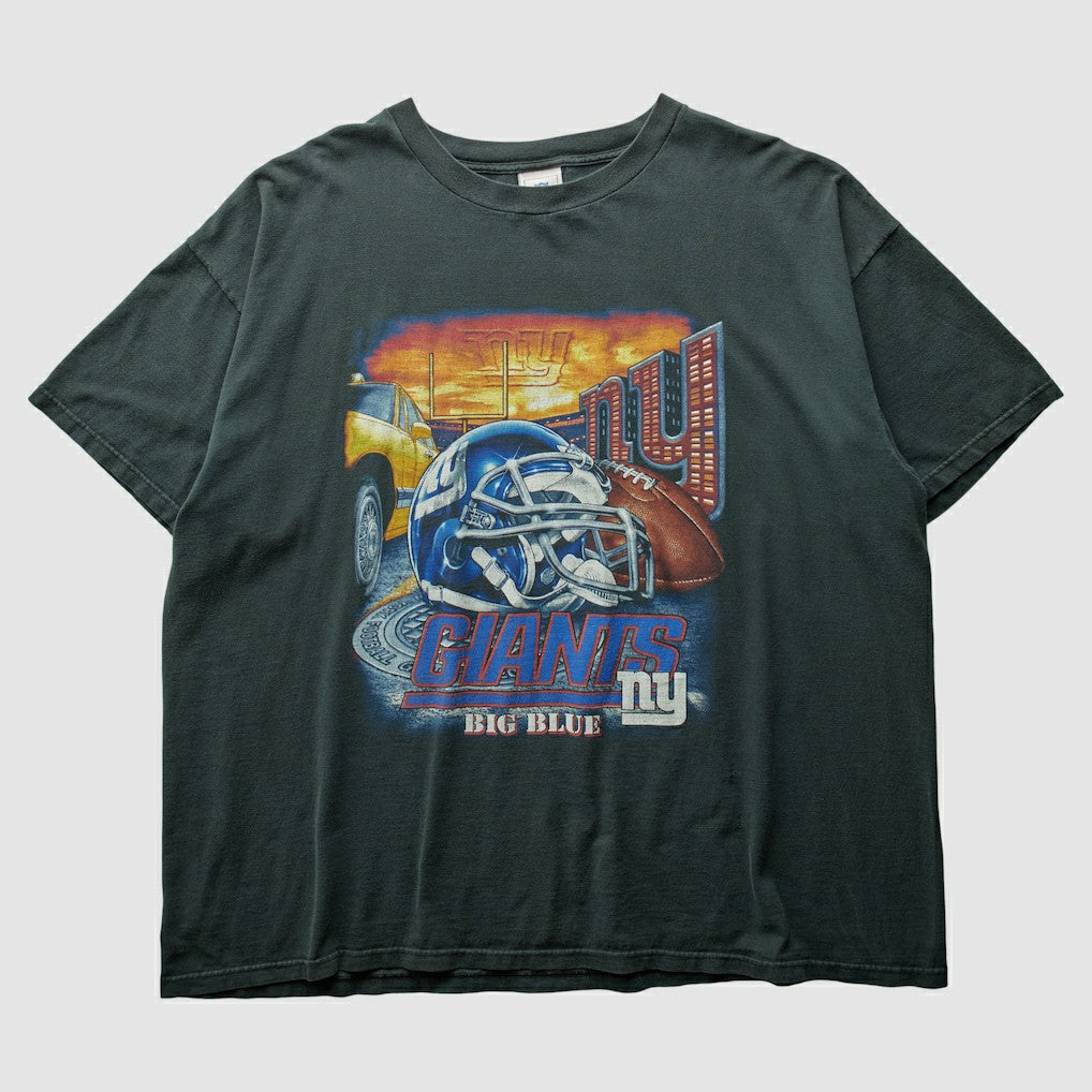 New York Giants NFL 2000s T-Shirt Black Vintage | Fanatics