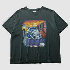 New York Giants NFL 2000s T-Shirt Black Vintage | Fanatics