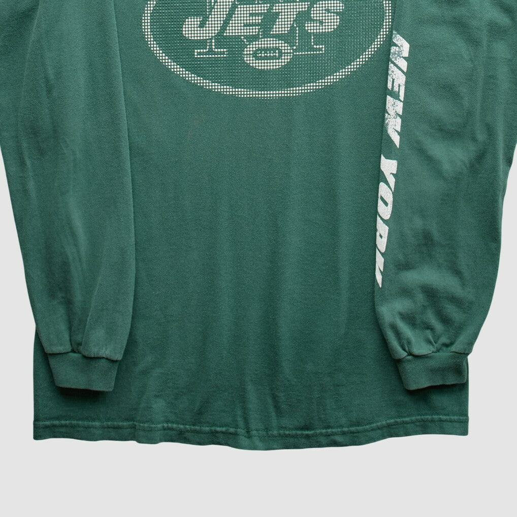 New York Jets NFL 2000s Long Sleeve T-Shirt Green Vintage | Fanatics