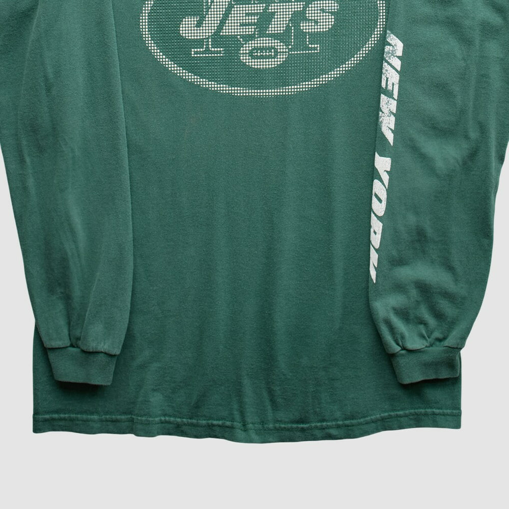 New York Jets NFL 2000s Long Sleeve T-Shirt Green Vintage | Fanatics