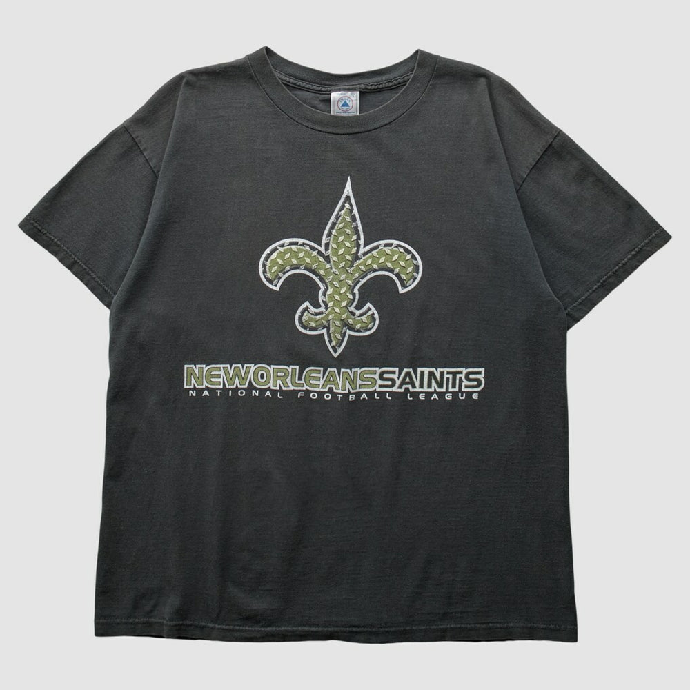 New Orleans Saints Delta 2000s T-Shirt Black Vintage | Fanatics