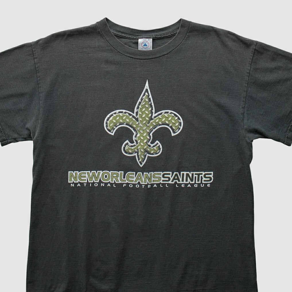 New Orleans Saints Delta 2000s T-Shirt Black Vintage | Fanatics