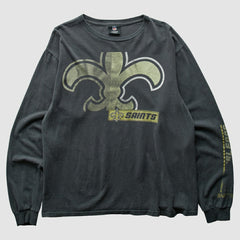 New Orleans Saints NFL 2010s T-Shirt Black Vintage | Fanatics