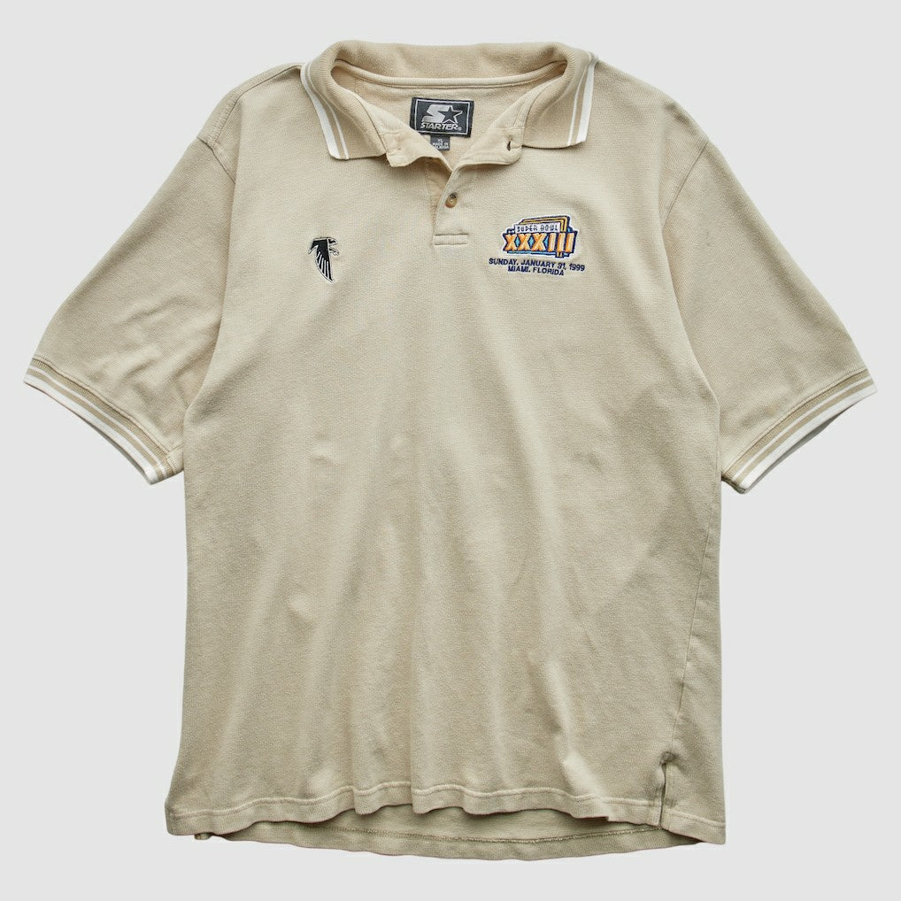Atlanta Falcons Starter 1999 Polo Beige Vintage | Fanatics