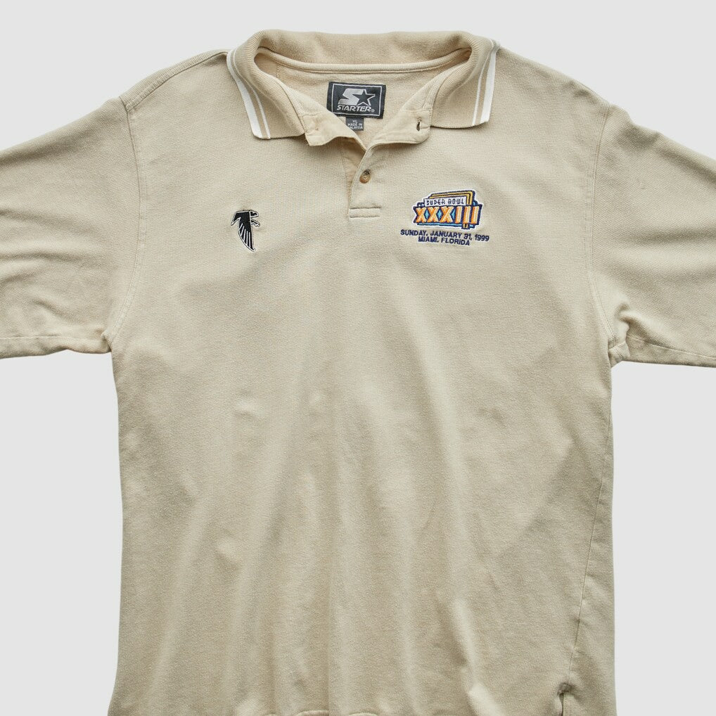 Atlanta Falcons Starter 1999 Polo Beige Vintage | Fanatics