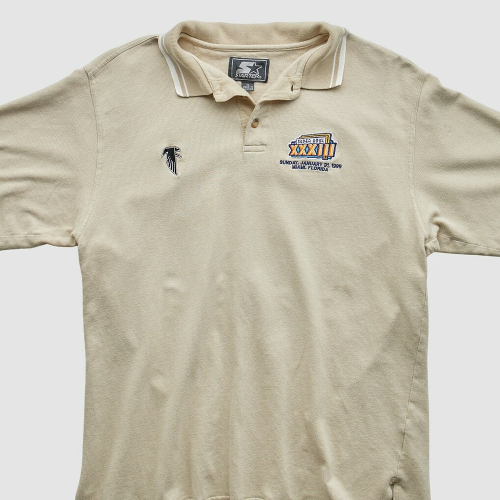 Atlanta Falcons Starter 1999 Polo Beige Vintage | Fanatics
