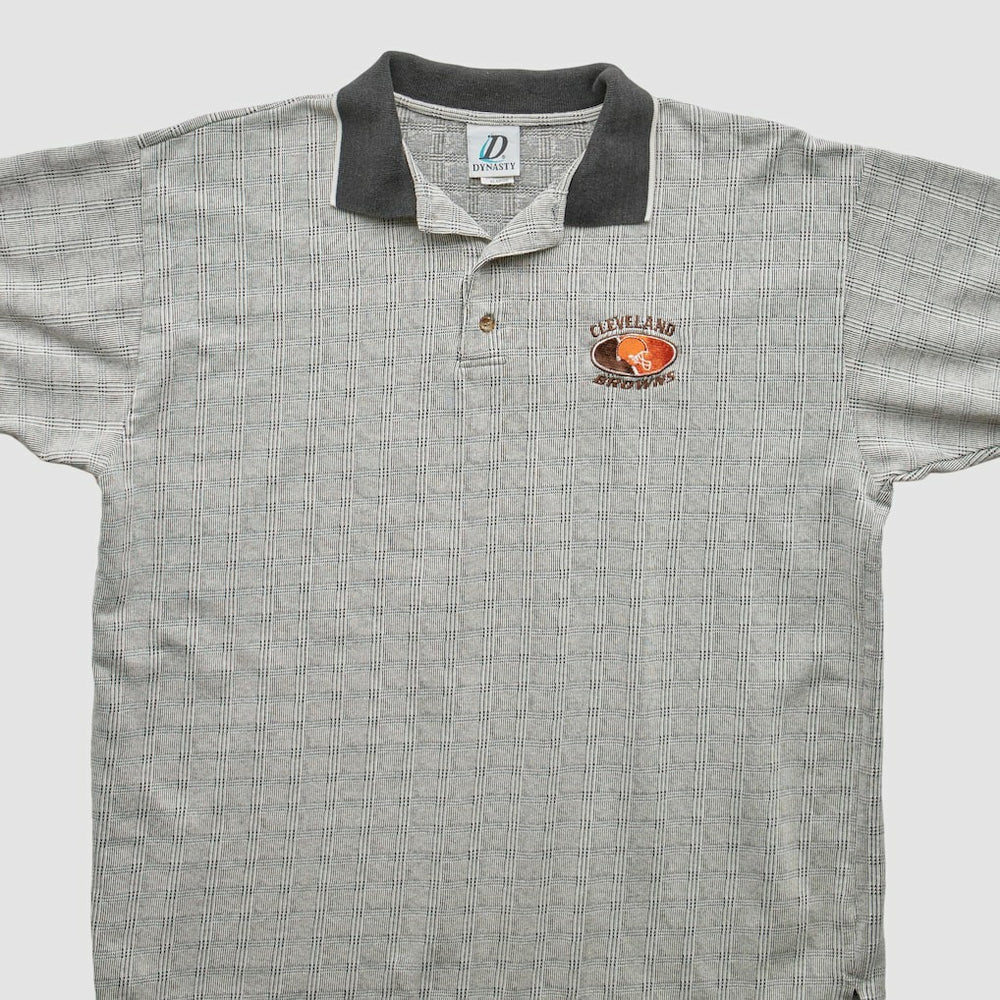 Cleveland Browns Dynasty 2000s Polo Gray Vintage | Fanatics