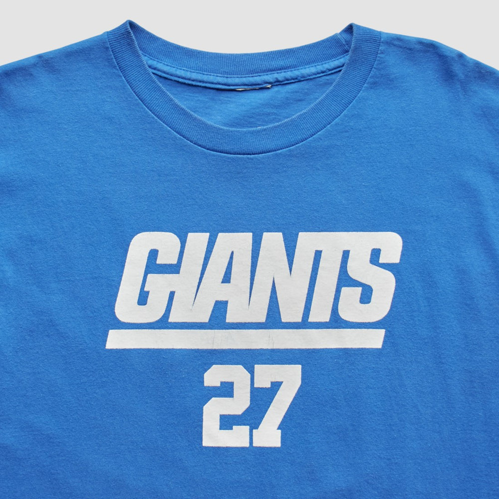 New York Giants 2000s T-Shirt Blue Vintage | Fanatics