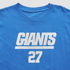 New York Giants 2000s T-Shirt Blue Vintage | Fanatics