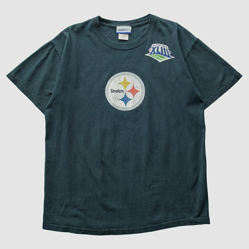 Pittsburgh Steelers Reebok 2009 T-Shirt Blue Vintage | Fanatics