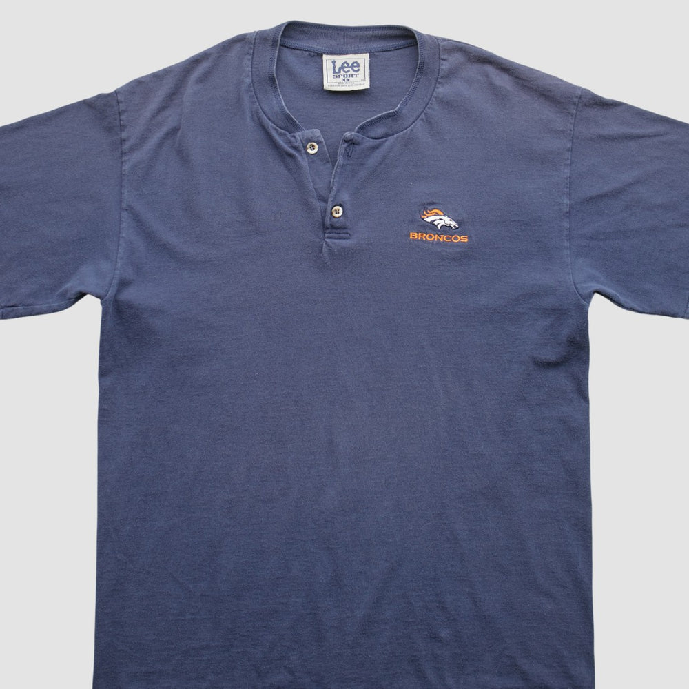 Denver Broncos Lee Apparel 90s T-Shirt Navy Vintage | Fanatics
