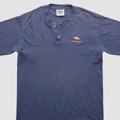 Denver Broncos Lee Apparel 90s T-Shirt Navy Vintage | Fanatics
