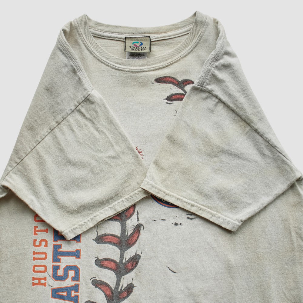 Houston Astros Liquid Blue 2000s T-Shirt - MLB