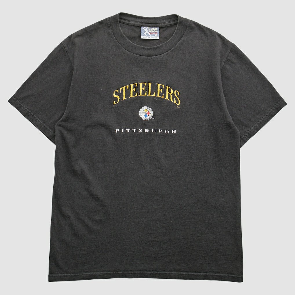 Pittsburgh Steelers Lee Apparel 90s T-Shirt Black Vintage | Fanatics