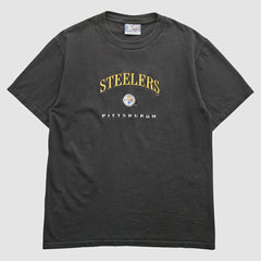Pittsburgh Steelers Lee Apparel 90s T-Shirt Black Vintage | Fanatics