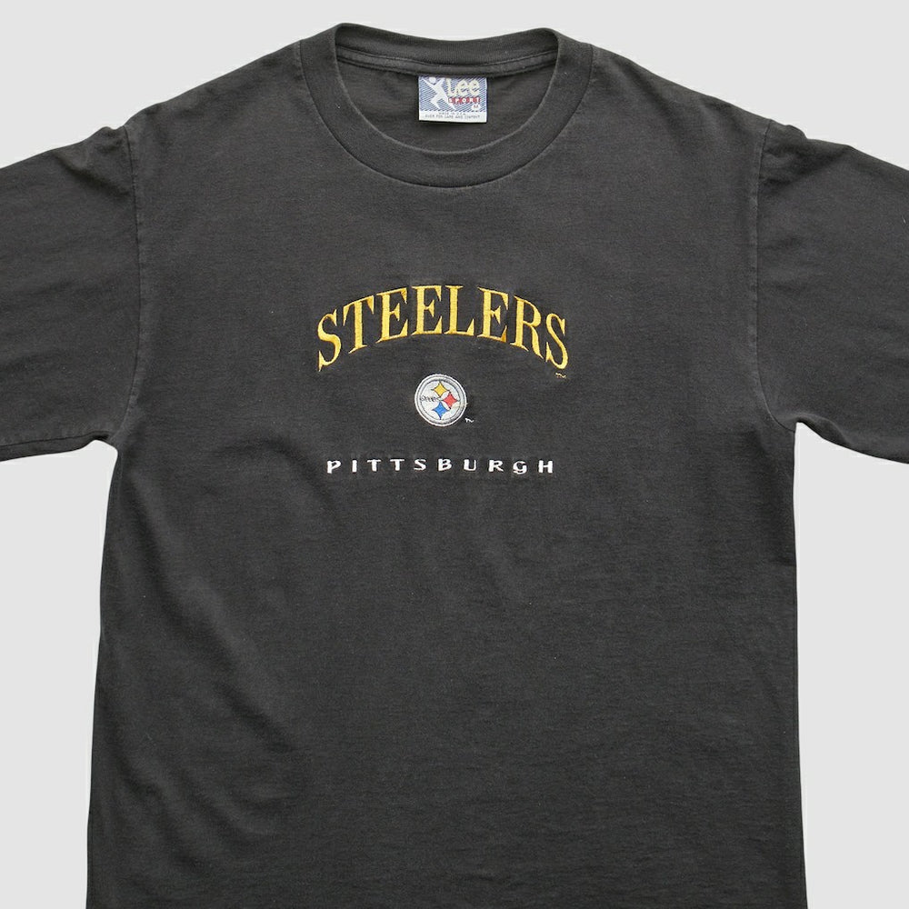 Pittsburgh Steelers Lee Apparel 90s T-Shirt Black Vintage | Fanatics