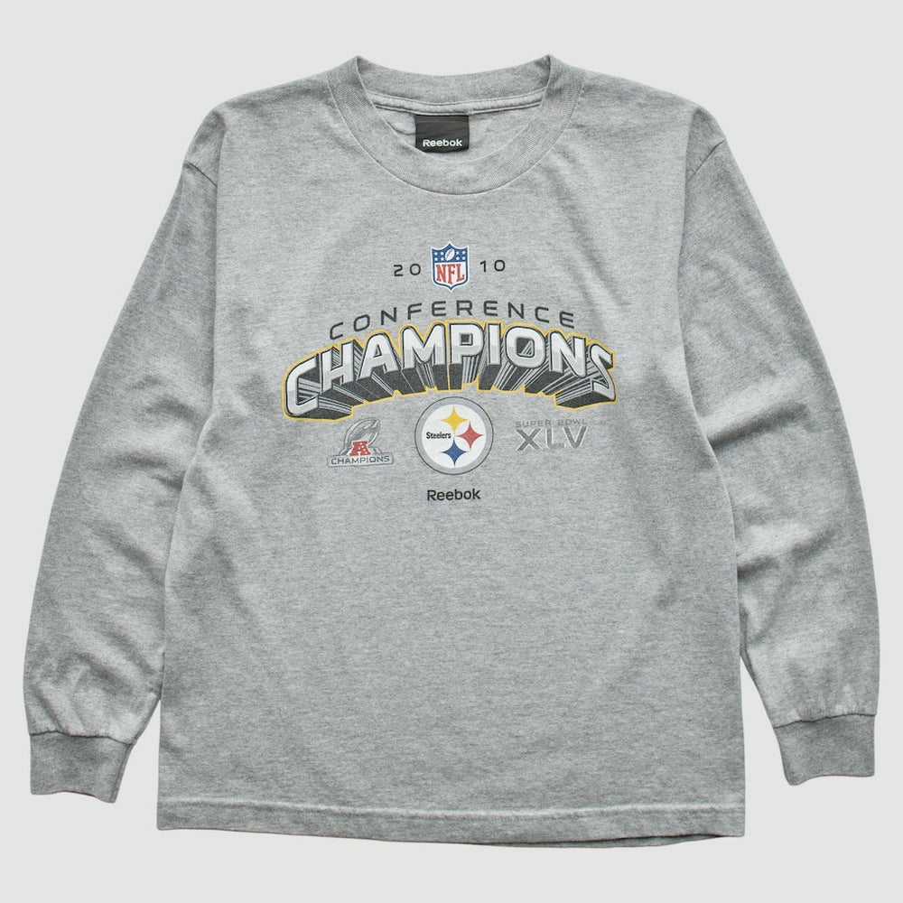 Pittsburgh Steelers Reebok 2010 Sweatshirt Gray Vintage | Fanatics