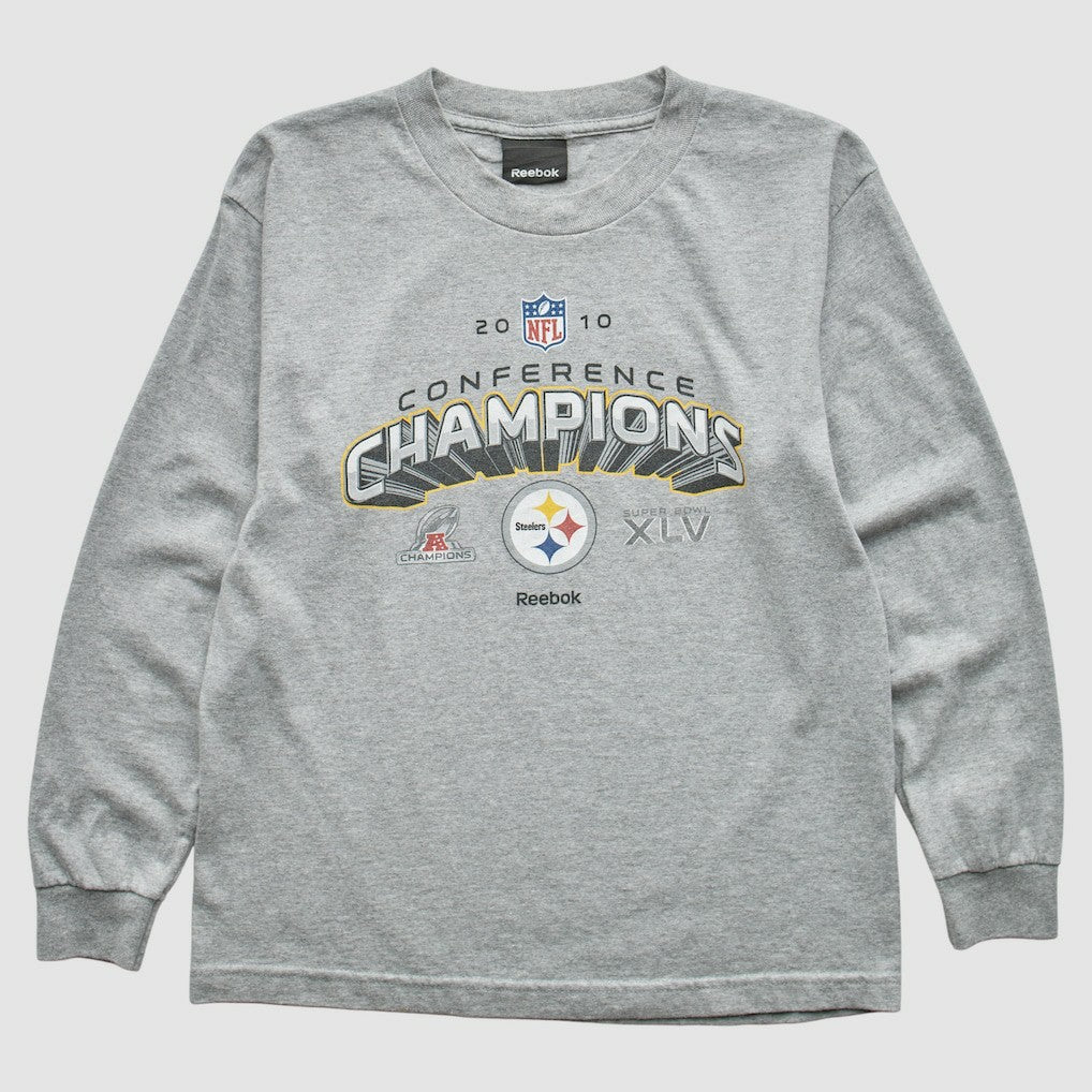 Pittsburgh Steelers Reebok 2010 Sweatshirt Gray Vintage | Fanatics