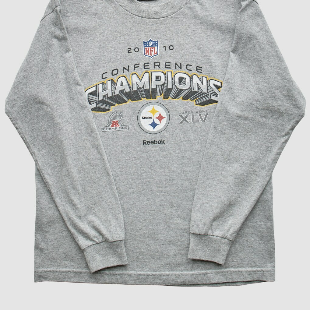 Pittsburgh Steelers Reebok 2010 Sweatshirt Gray Vintage | Fanatics