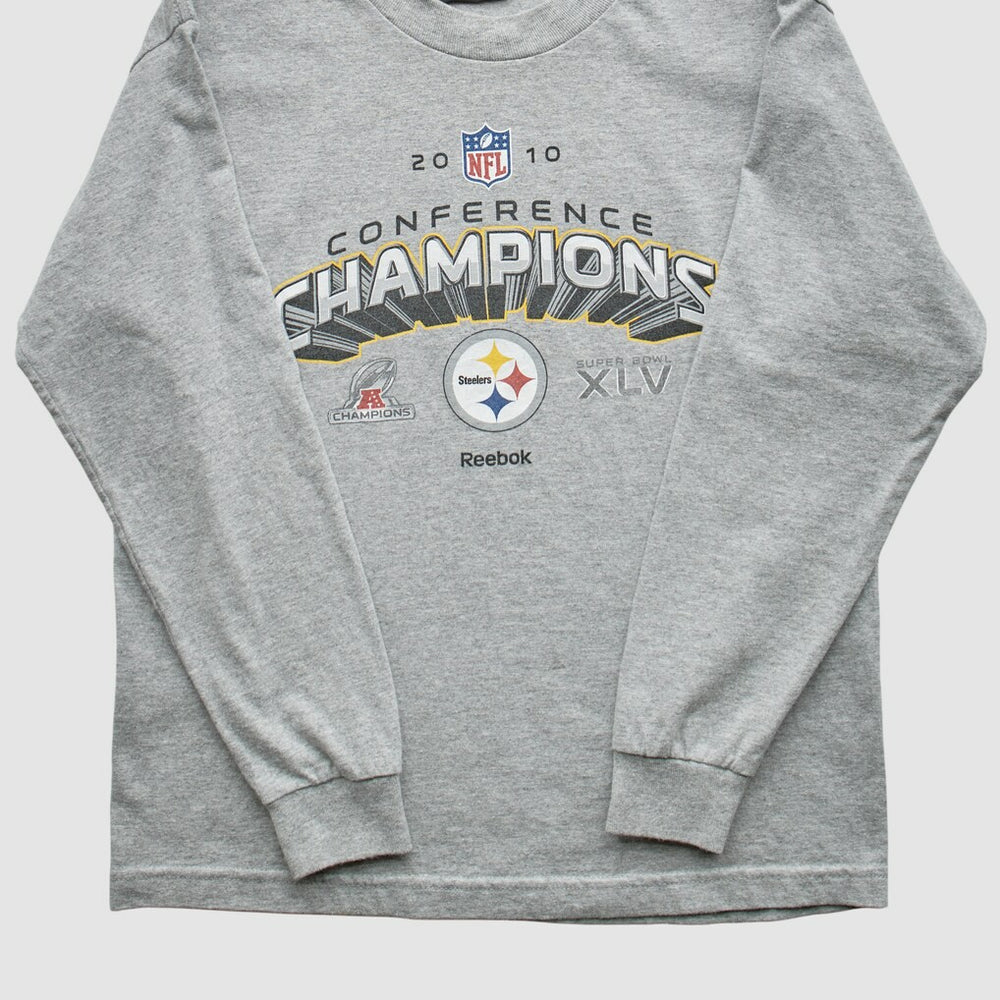 Pittsburgh Steelers Reebok 2010 Sweatshirt Gray Vintage | Fanatics