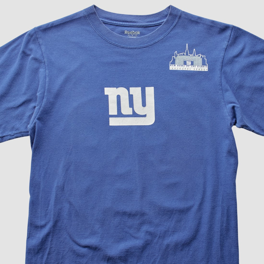 New York Giants Reebok 2010 T-Shirt Blue Vintage | Fanatics