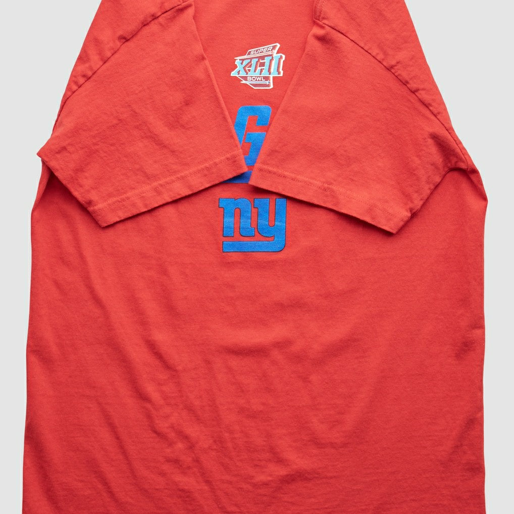 New York Giants NFL 2000s T-Shirt Red Vintage | Fanatics