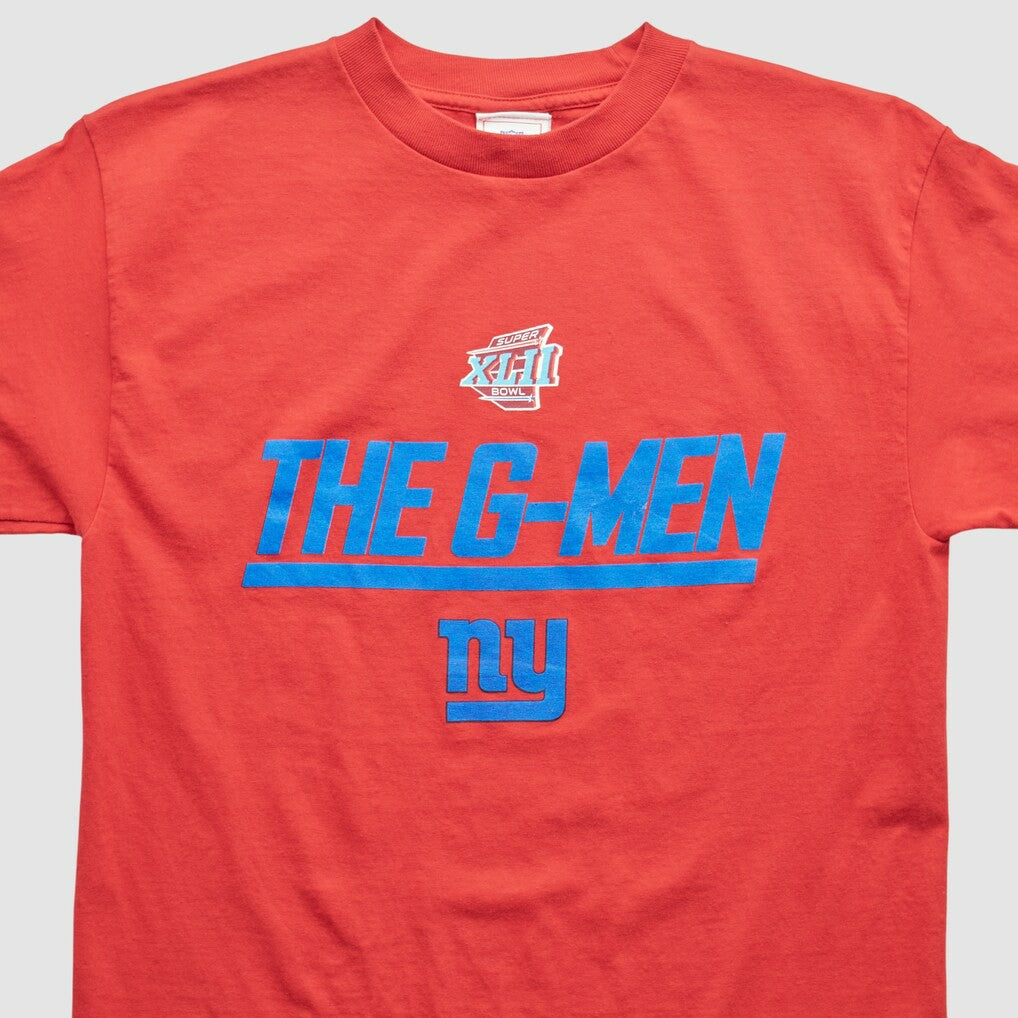 New York Giants NFL 2000s T-Shirt Red Vintage | Fanatics