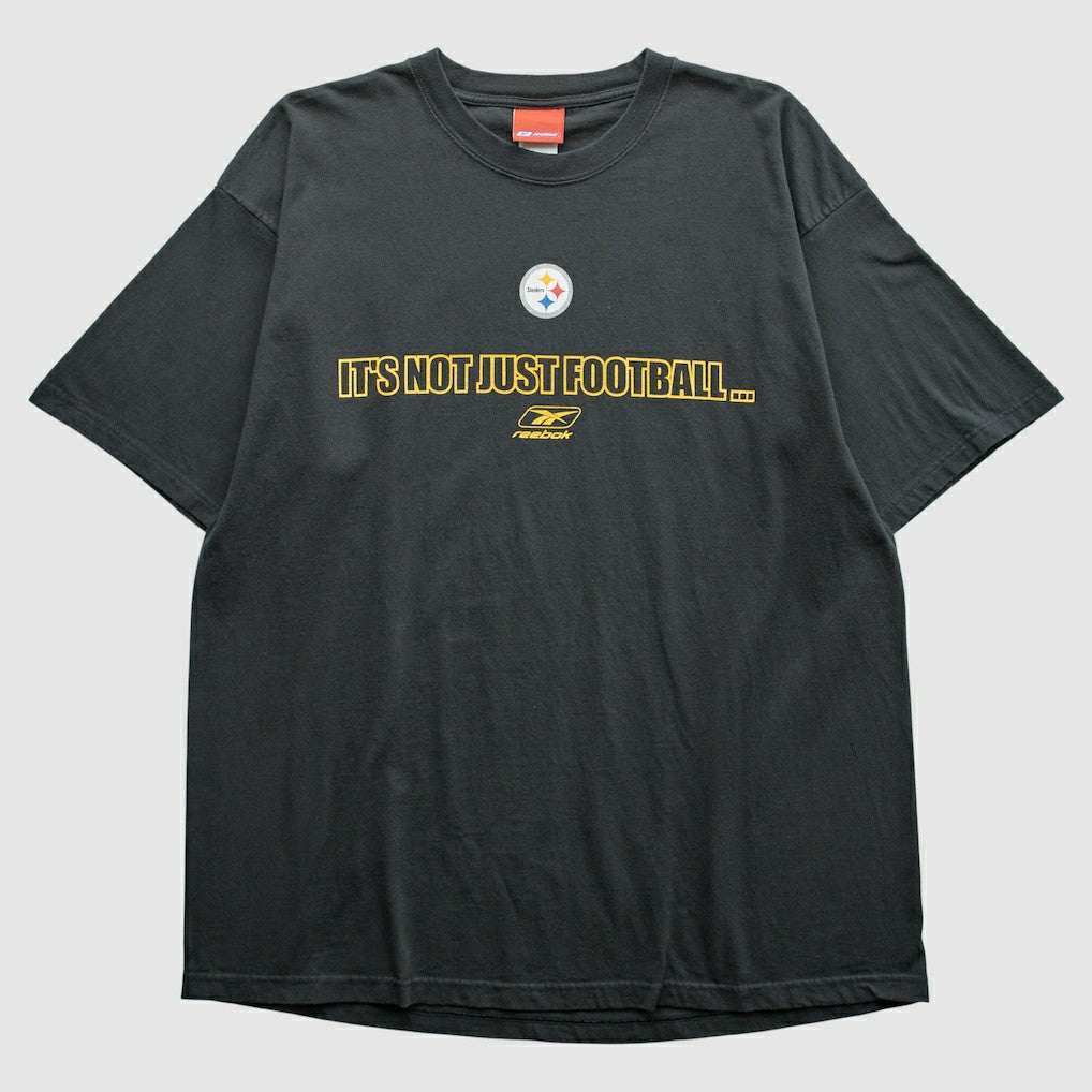 Pittsburgh Steelers Reebok 2000s T-Shirt Black Vintage | Fanatics