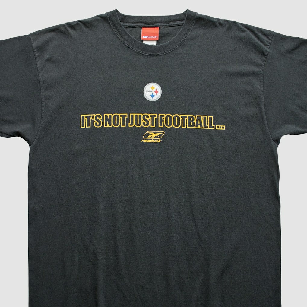 Pittsburgh Steelers Reebok 2000s T-Shirt Black Vintage | Fanatics