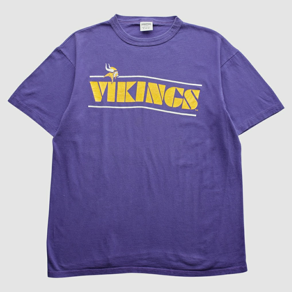 Minnesota Vikings Starter 90s T-Shirt Purple Vintage | Fanatics