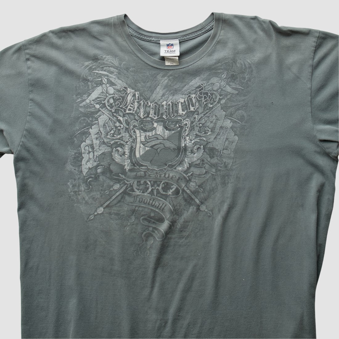 Denver Broncos 2000s T-Shirt Gray Vintage | Fanatics